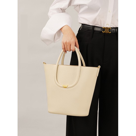 A light luxury handbag with a large capacity of cowhide - Memoo.com