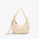 Horn pleated bag, one-shoulder crossbody casual bag - Memoo.com