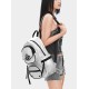 Small scale travel silver backpack - Memoo.com