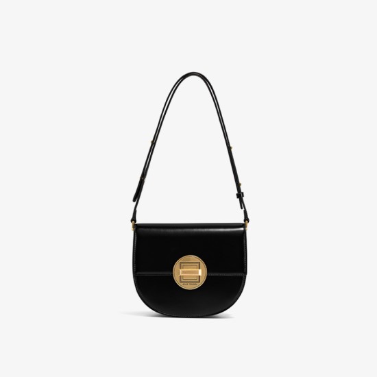 Commuter minority design one-shoulder saddle bag