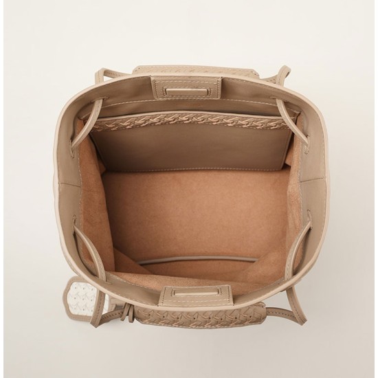 Handheld one shoulder bucket bag