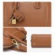 Leather high-end feel handbag shoulder bag with bill of lading - Memoo.com