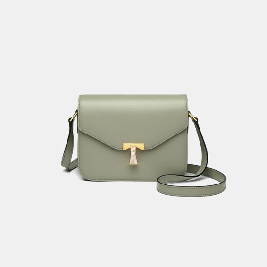 Water ripple single shoulder crossbody small square bag - Memoo.com