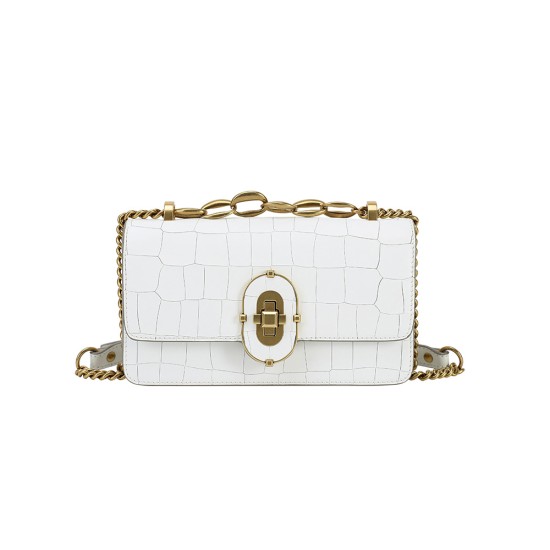 Crocodile shoulder bag tide brand chain small bag - Memoo.com