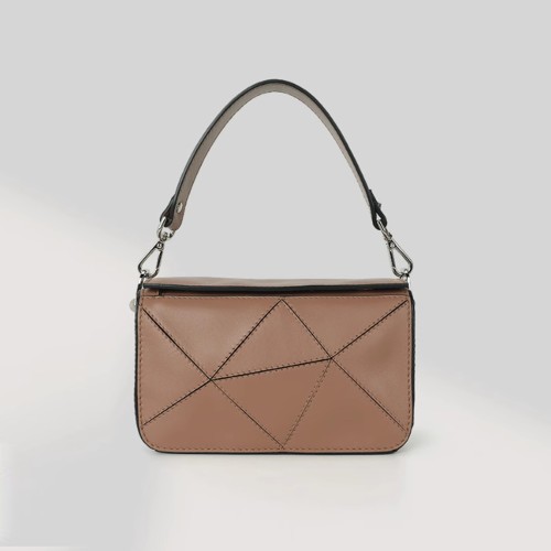 quilted leather handbag