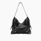 Tote bag shopping bag one shoulder high sense underarm bag lazy bucket bag - Memoo.com