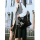 Tote bag shopping bag one shoulder high sense underarm bag lazy bucket bag - Memoo.com