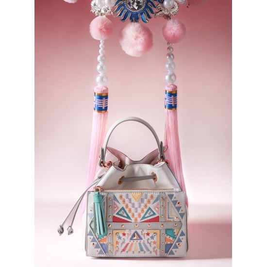 Bucket bag luxury handbag banquet bag shoulder bag - Memoo.com