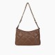 Leather rhombic chain underarm bag with advanced sense underarm bag - Memoo.com