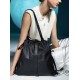 Leather large-capacity backpack travel shoulder bag girl - Memoo.com