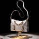 Leather chain handbag, small fragrant style crossbody bag