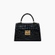 Crocodile leather high-end luxury portable handbag