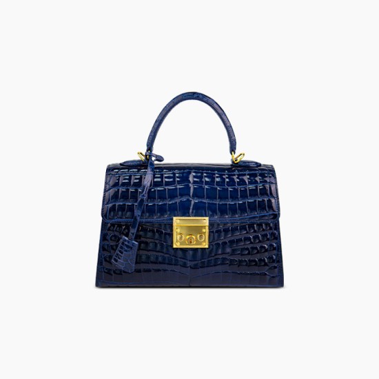 Crocodile leather high-end luxury portable handbag - Memoo.com