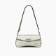 Leather baguette shoulder crossbody bag - Memoo.com