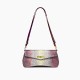 Leather baguette shoulder crossbody bag - Memoo.com