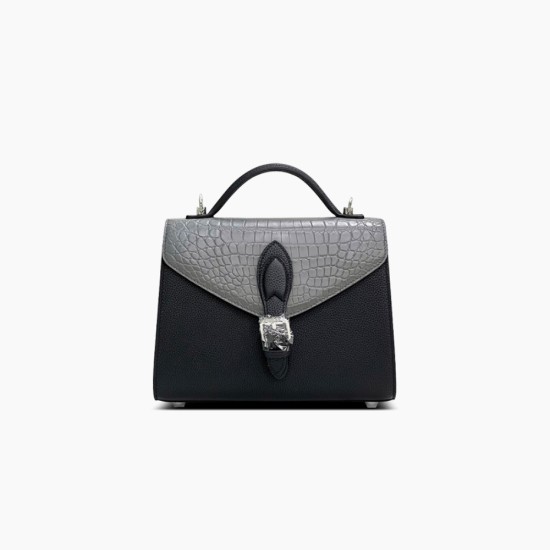 Cowhide fashion postman bag - Memoo.com