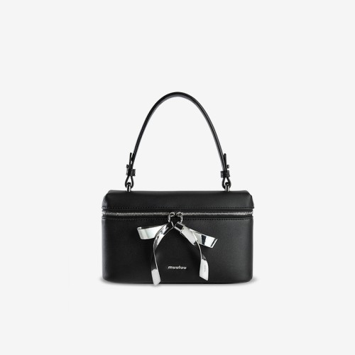 prada brushed leather shoulder bag