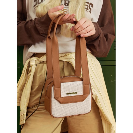 Retro college style American style underarm bag shoulder bag - Memoo.com