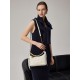 One-shoulder crossbody bag with super soft embossed leather under arm. - Memoo.com