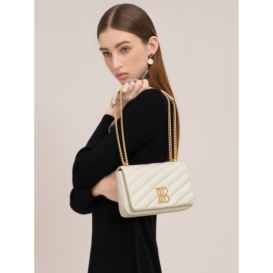 One-shoulder crossbody bag with small square bag under the arm - Memoo.com