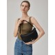 Litchi leather underarm shoulder bag - Memoo.com