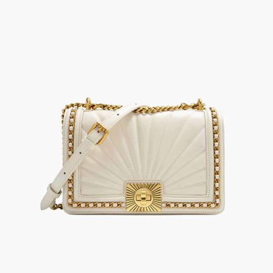 High-grade shoulder slung chain small square bag - Memoo.com