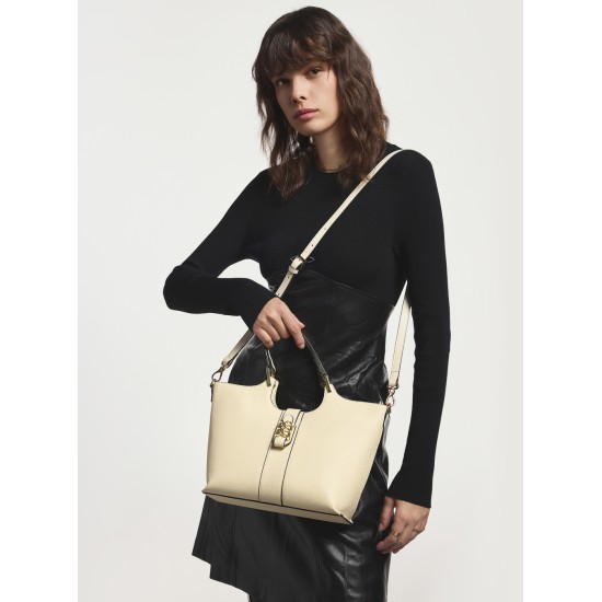 First layer cowhide leather tote bag shoulder slung handbag - Memoo.com