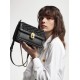 Leather shoulder crossbody bag and woven small square bag - Memoo.com