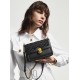 Leather shoulder crossbody bag and woven small square bag - Memoo.com