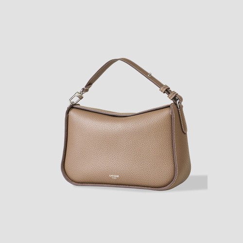 uptown pouch in grain de poudre embossed leather