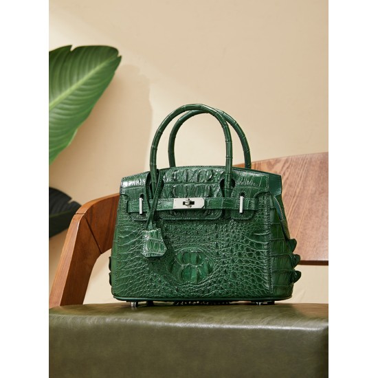 Crocodile leather womens bag handbag womens - Memoo.com