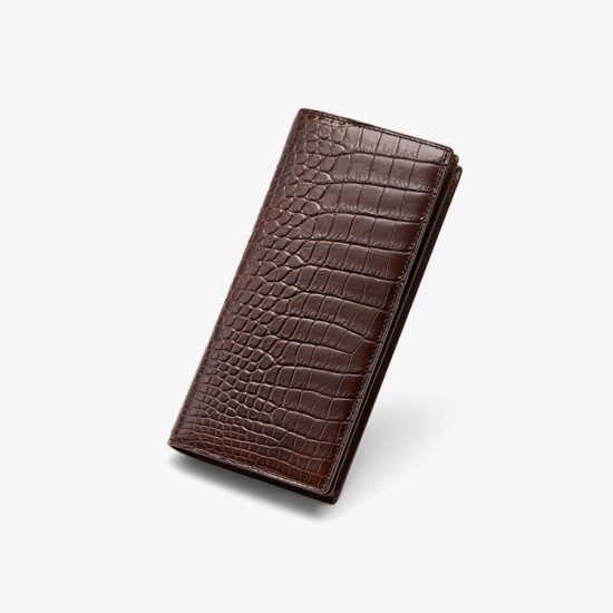 Leather wallet thin fashion two-fold wallet card holder - Memoo.com