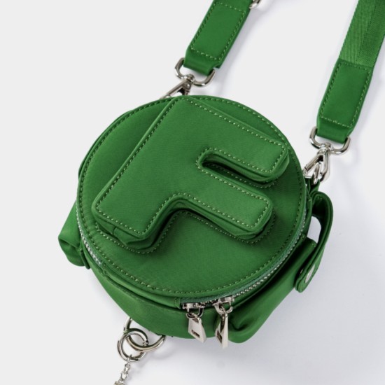 Round fashion slung shoulder bag - Memoo.com