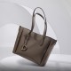 Leather tote bag womens luxury high sense shoulder bag - Memoo.com