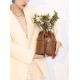 Drawstring design womens bag one-shoulder crossbody bag women - Memoo.com