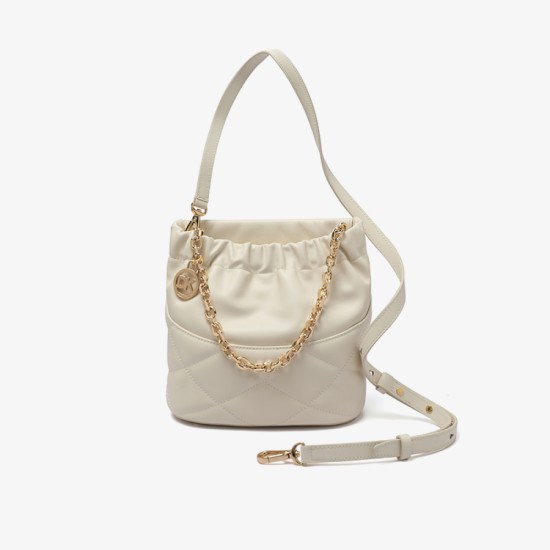 Cowhide bag commuter shoulder crossbody bag women - Memoo.com