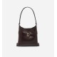 Leather bucket bag for womens commuting, high-end single shoulder crossbody bag - Memoo.com