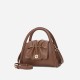 Leather handbag, pleated bag, crossbody bag - Memoo.com