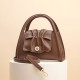 Leather handbag, pleated bag, crossbody bag - Memoo.com