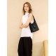 Square one-shoulder top leather large-capacity commuter womens bag - Memoo.com