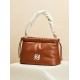 Drawstring top padded sheepskin tote - Memoo.com