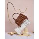 The handbag is topped with cowhide - Memoo.com