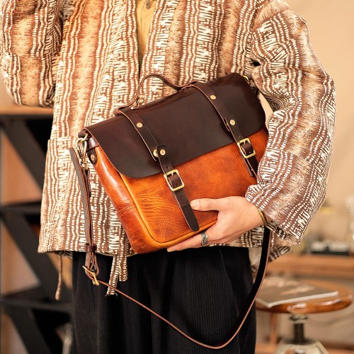 soft leather handbags with compartments