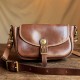 Retro classic small mailman bag, saddle, crossbody, single shoulder