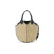  Splicing cowhide women's handbag