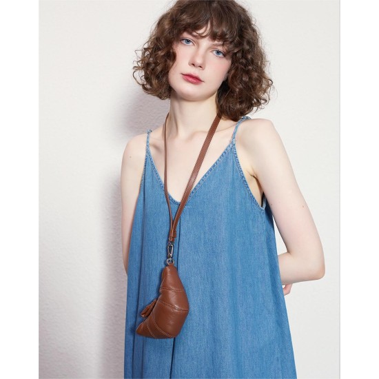 Hanging Neck Bullhorn Bag Retro Exquisite Zero Wallet