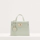 Calf leather shoulder bag handbag