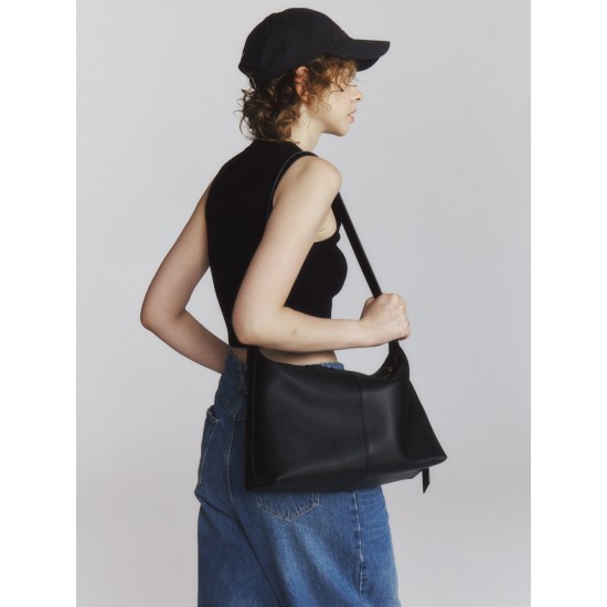 Cowhide tote bag single shoulder crossbody womens bag - Memoo.com