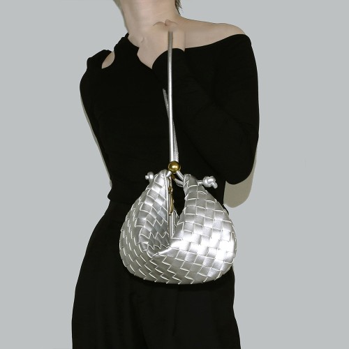 loulou small chain bag in quilted y leather