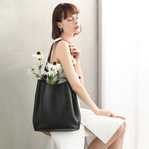 designer leather tote